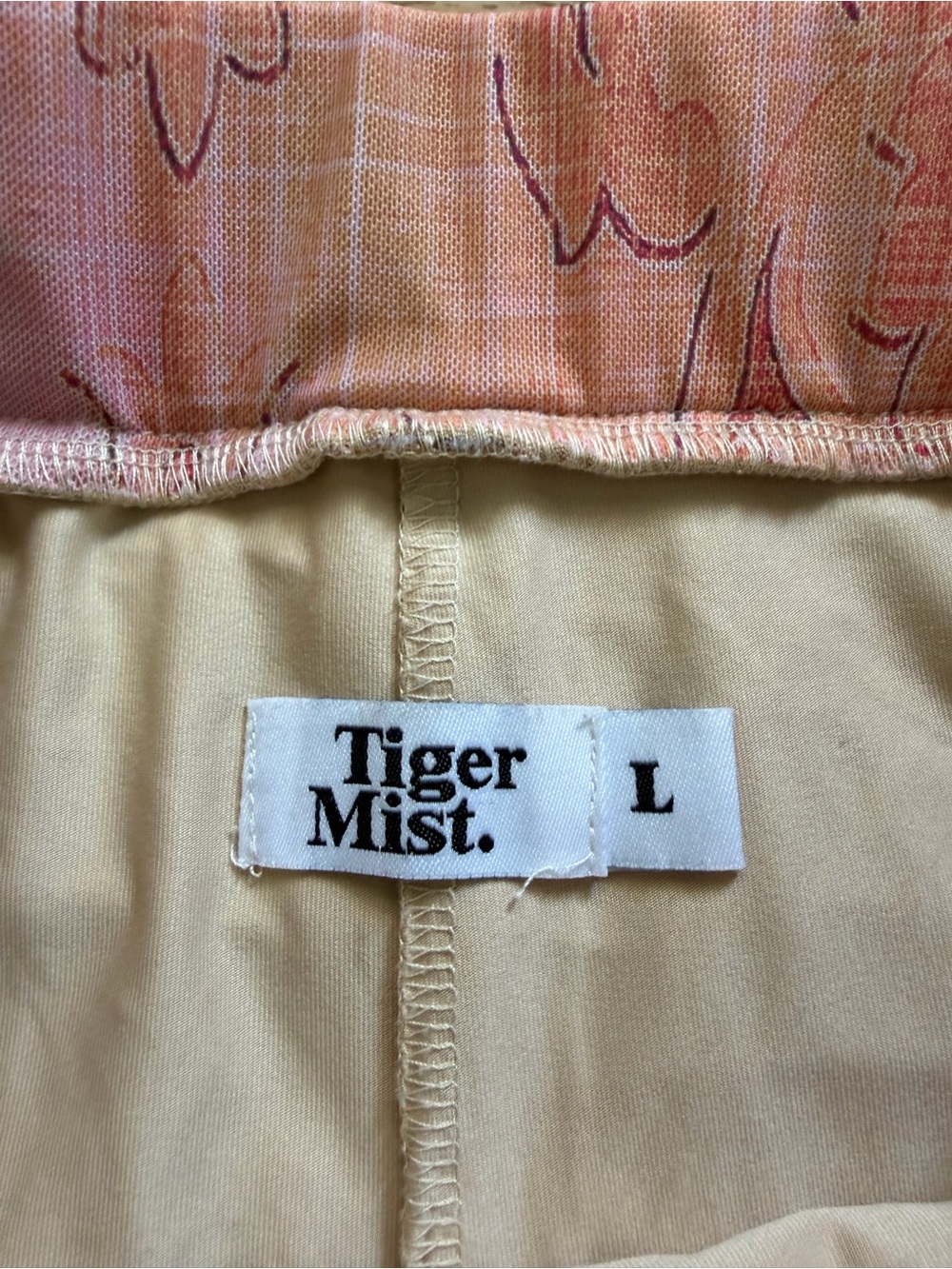 Tiger Mist Esme Mini Skort in Grunge Floral - Picture 6 of 6